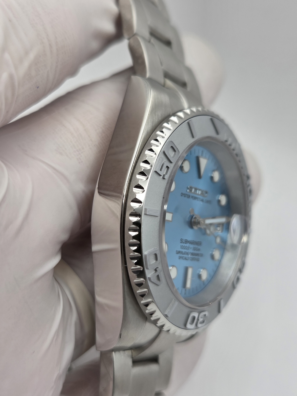 New Custom 40mm SeikoMod Automatic Watch Dive Watch - Picture 4 of 7